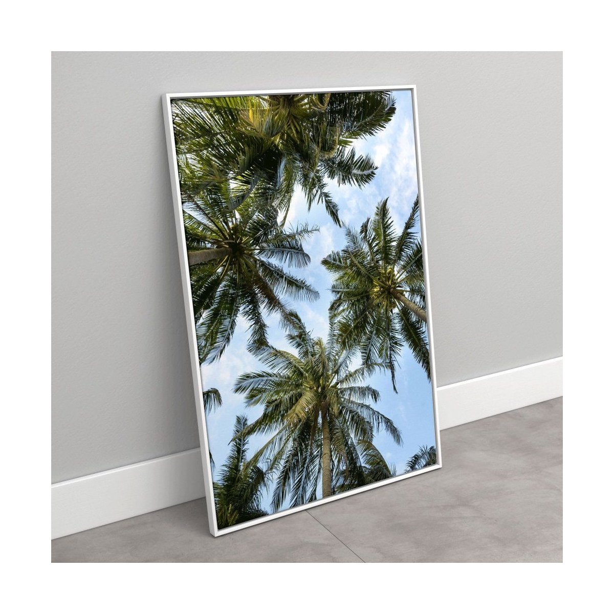 Quadro Coqueiros Vista De Baixo
