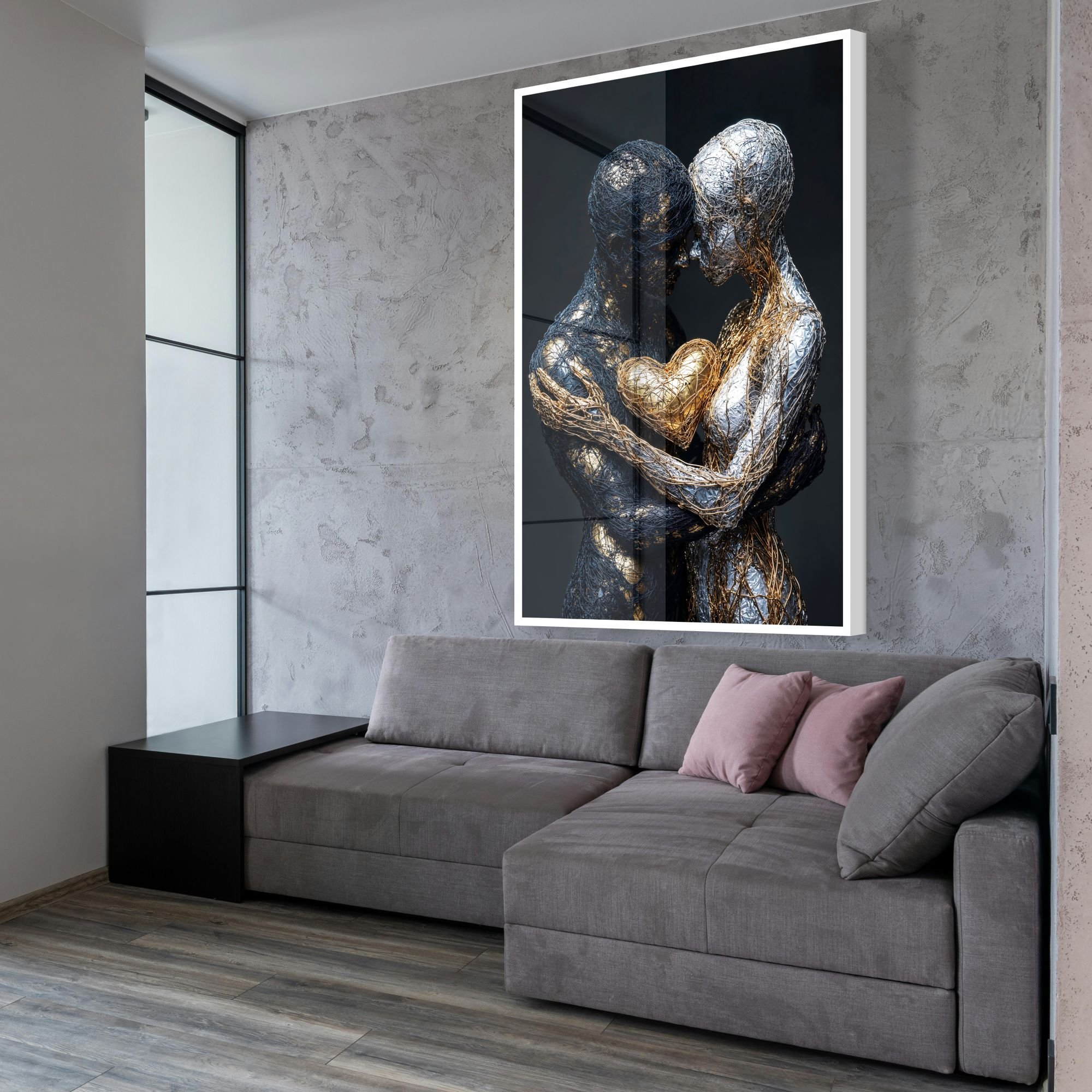 Quadro decor a conexão entre almas
