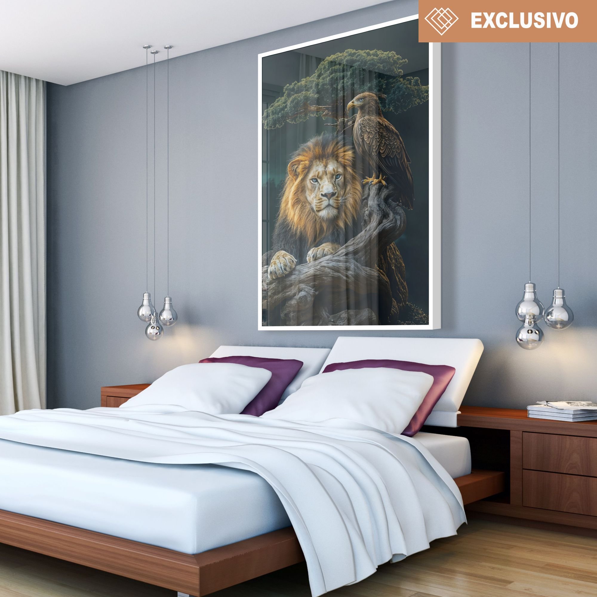 quadro de leao